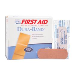 16198 0.875 x 1.5 in. Duraband Heavyweight Flex Adhesive Sterile Singles Strips