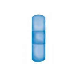 Picture of American White Cross 1114025 1 x 3 in. Metal Detectable Adhesive Sterile Strips, Blue - Plastic