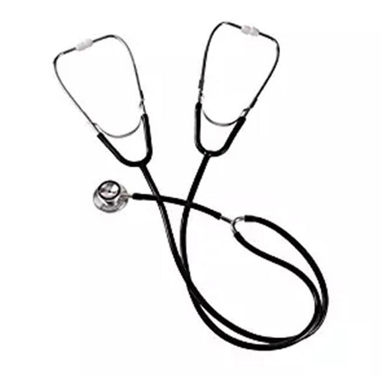Picture of Tech Med 1204 22 in. Teaching Dual Head Stethoscope, Black