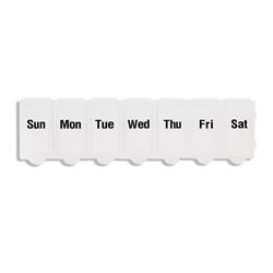 6347 6.75 x 1 x 1 in. Weekly Pill Box