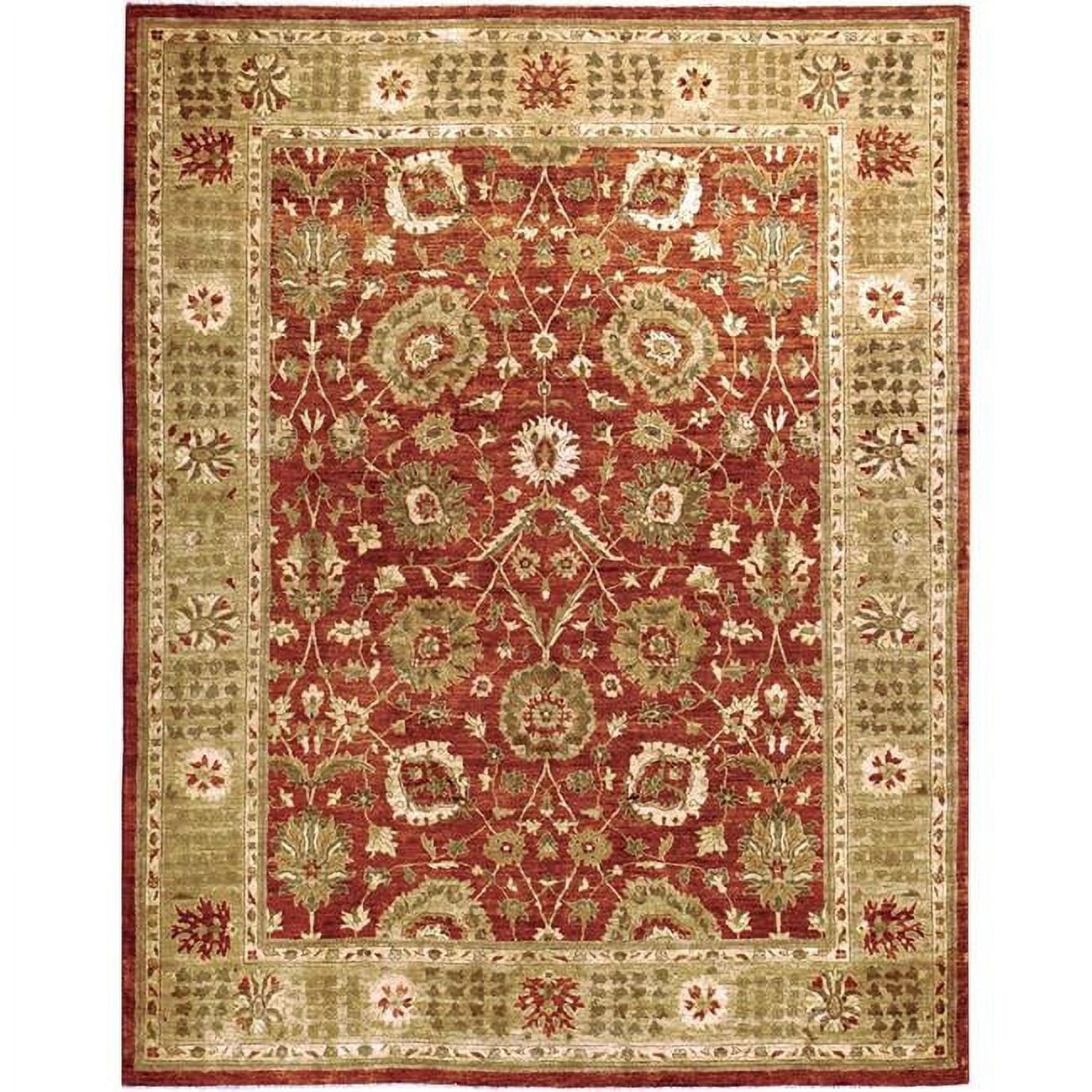 Picture of Due Process Stable Trading PESOUSHRU0SA010SQ 10 x 10 ft. Peshawar Oushak Square Area Rug&#44; Rust & Sage