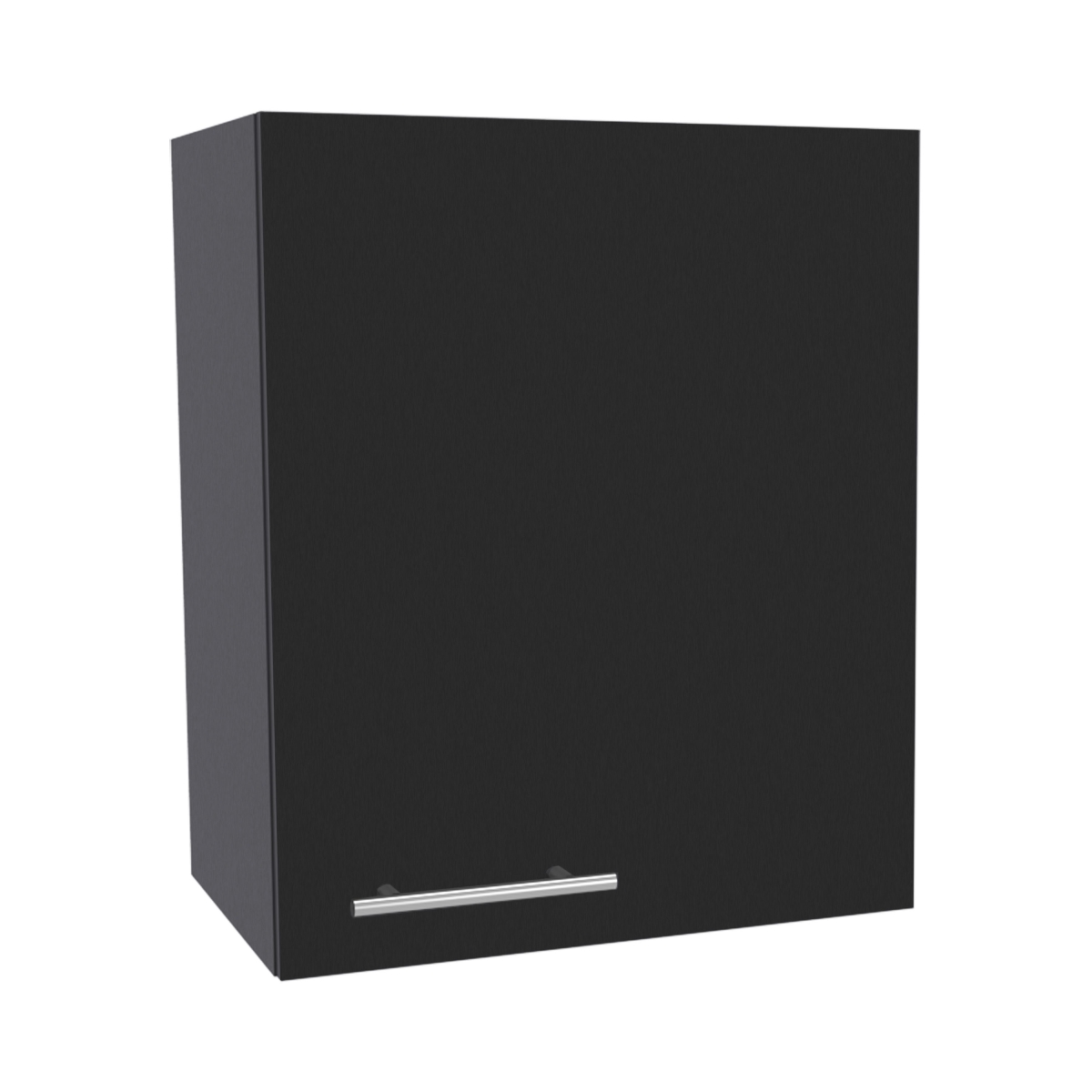 Picture of DEPOT E-SHOP DE-MLW11059 Sterling Wall Cabinet with 1 Door and 2 Shelves&#44; Black