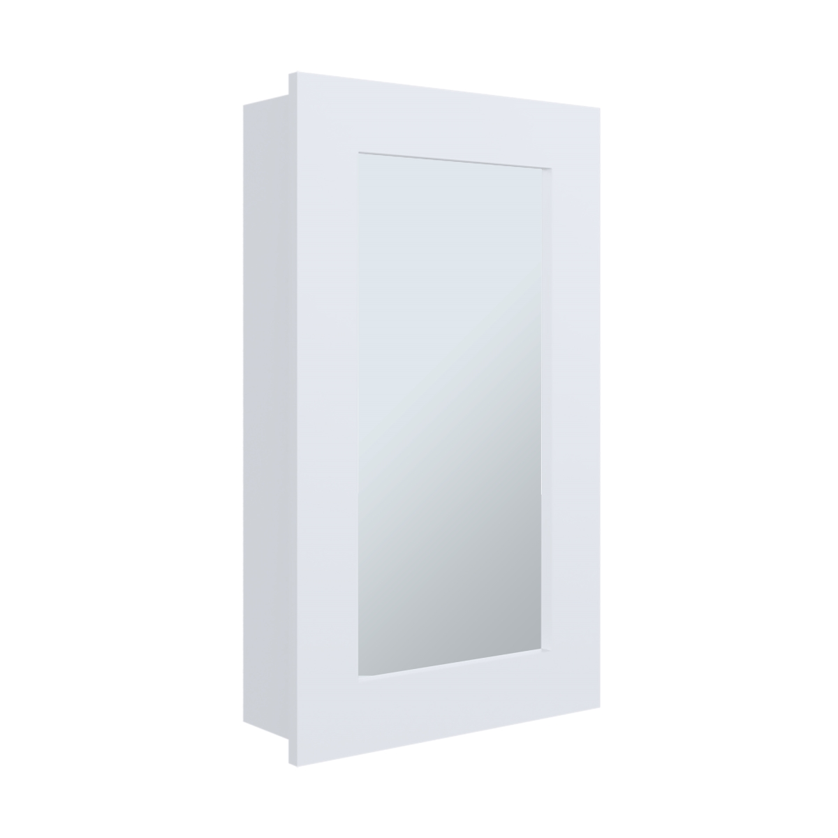 Picture of DEPOT E-SHOP DE-GLB11016 Kiana Medicine Cabinet&#44; 1 Door&#44; 3 Shelves&#44; 25.70&apos; H&#44; 1 Mirror&#44; White