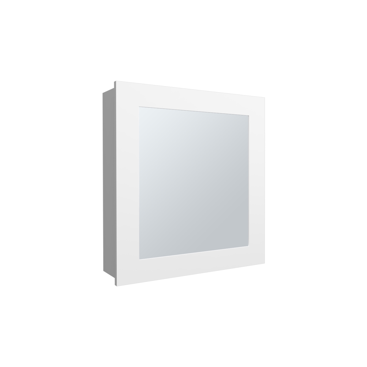 Picture of DEPOT E-SHOP DE-GLB11014 Asheboro Medicine Cabinet with 2 Shelves&#44; 1 Door&#44; and 1 Mirror&#44; White
