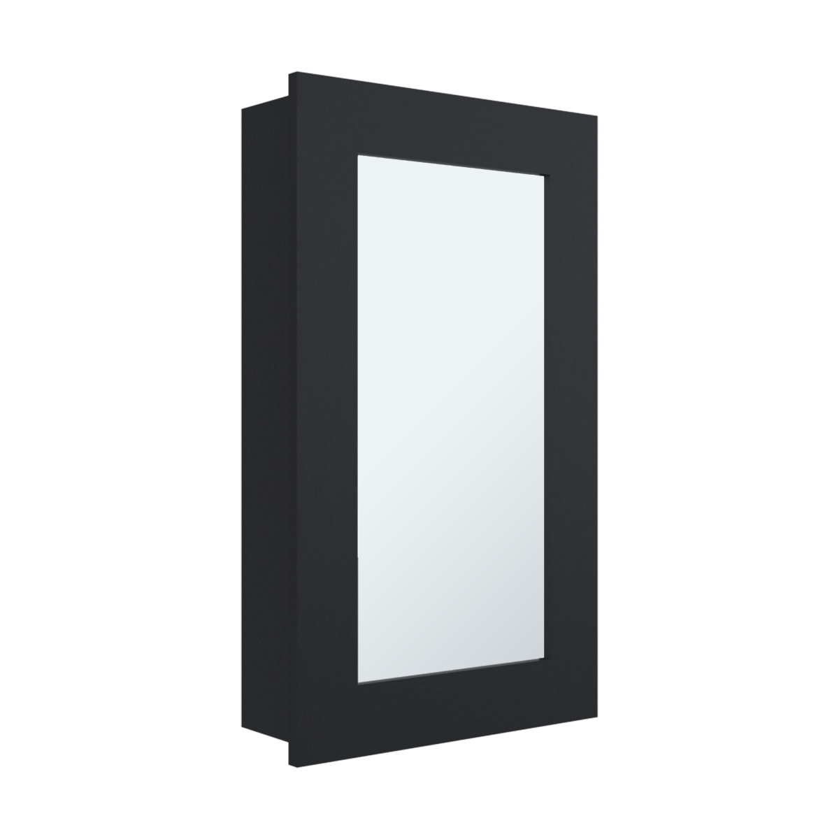 Picture of DEPOT E-SHOP DE-GLW11017 Kiana Medicine Cabinet&#44; 1 Door&#44; 3 Shelves&#44; 25.70&apos; H&#44; 1 Mirror&#44; Black Wengue