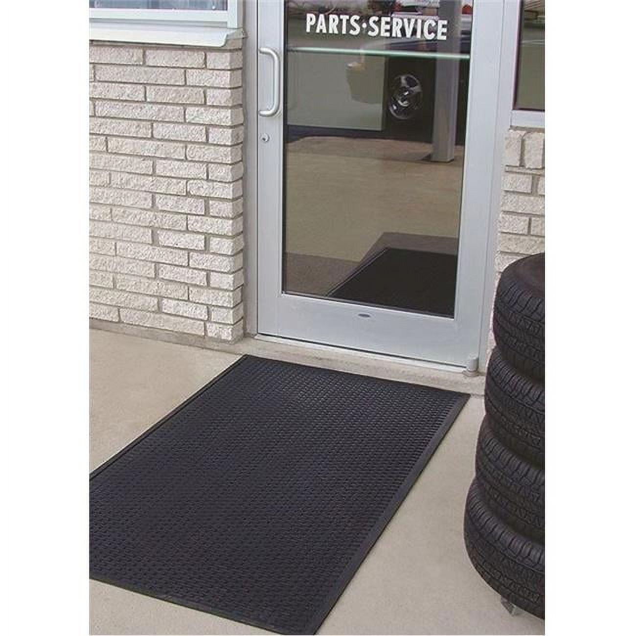 48 x 72 in. Scraper Entrance Mat, Black