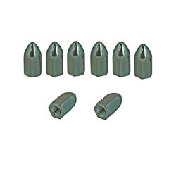 Picture of Durablue 20-1881bl 8 Piece Aluminum Wheel Lug Nuts - 10 x 1.25 mm Flat Seat - Black Anodize