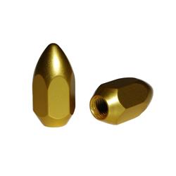 Picture of Durablue 20-1880g 8 Piece Aluminum Wheel Lug Nuts - 10 x 1.25 mm Taper Seat - Gold Anodize