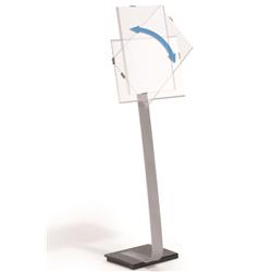 Replacement Lens for Infobase Duo Tabloid Floor Stand, Transparent