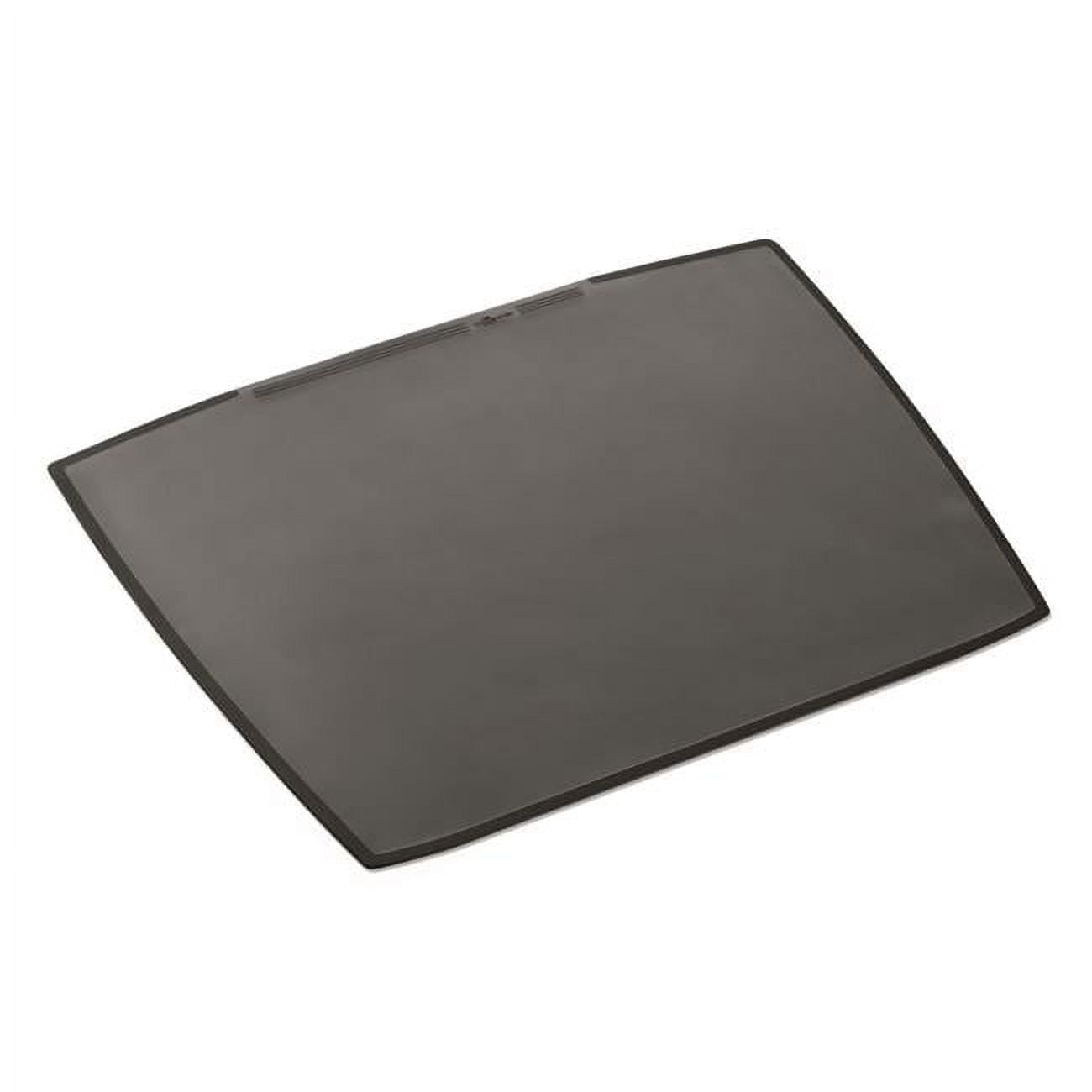 25.5 x 20.5 in. Artwork Desk Pad with Transparent Overlay, Black