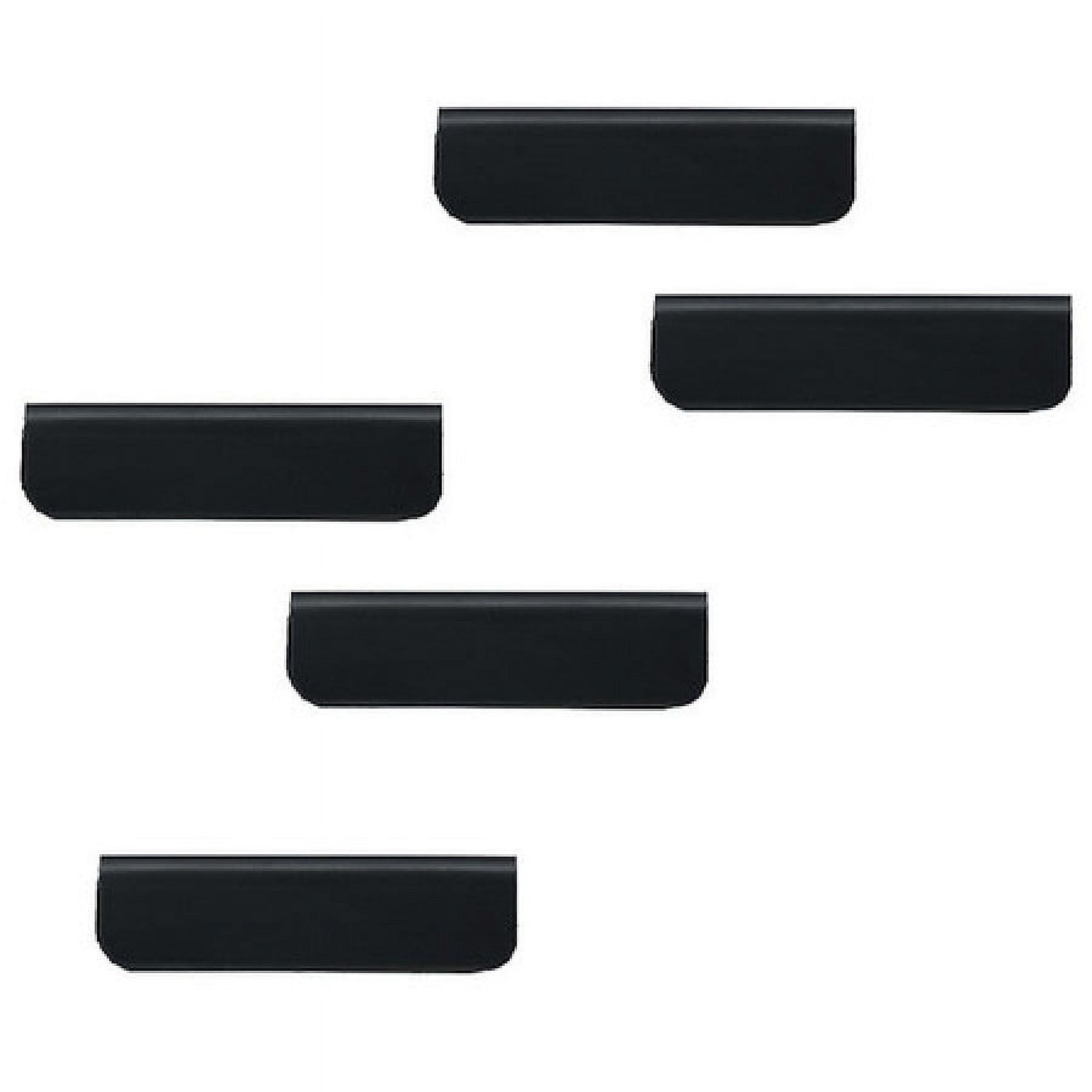 470501 60 mm Durafix Clip, Black - Pack of 5