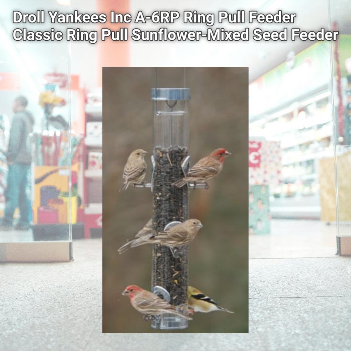 Picture of Droll Yankees Inc A-6RP Ring Pull Feeder Classic Ring Pull Sunflower-Mixed Seed Feeder