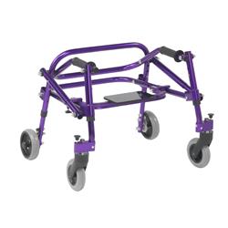 Nimbo 2G Lightweight Posterior Walker with Seat, Wizard Purple - Extra Small