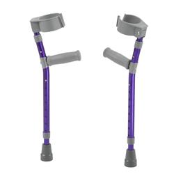 Pediatric Forearm Crutches - Wizard Purple Pair - Large