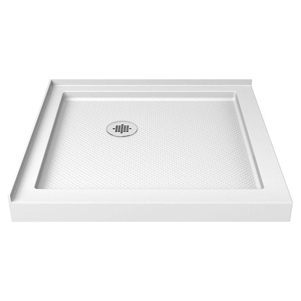 DLT-1042420 42 x 42 x 2.75 in. DreamLine SlimLine Double Threshold Shower Base in White