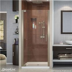 SHDR-4128720-04 28.75-30.75 in. Elegance Frameless Pivot Shower Door - Brushed Nickel