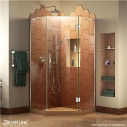 SHEN-2640400-01 40 x 40 in. Prism Plus Frameless Shower Enclosure, Chrome