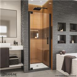 SHDR-4332000-09 72 H x 32 .25 - 34 .25 W in. ElegancexLS Frameless Pivot Shower Door in Satin Black