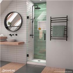 Picture of DreamLine SHDR-2023722-09 72 x 23 in. Unidoor-LS Frameless Hinged Shower Door&#44; Satin Black