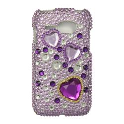 Picture of Dream Wireless FDKYC5133PPH Kyocera C5133 Full Diamond Case - Purple Heart