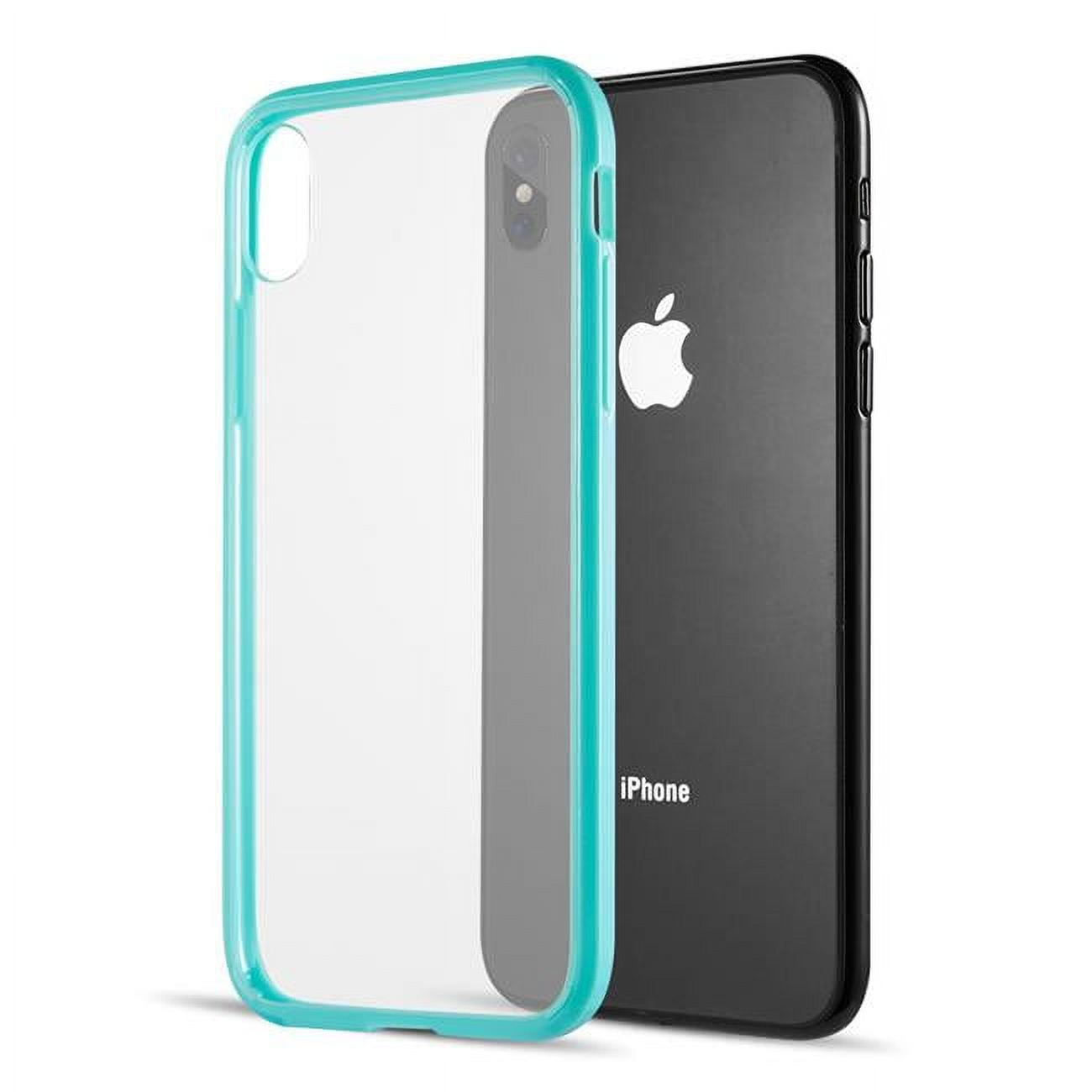 Picture of Dream Wireless FTCIPXSM-ACL-TLCL Fusion Candy TPU with Clear Acrylic Back Plate for iPhone XS Max - Teal
