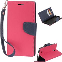Picture of Dream Wireless LPFALCEST-DIAR-HPNA Alcatel One Touch Conquest Diary Wallet - Hot Pink & Navy Blue