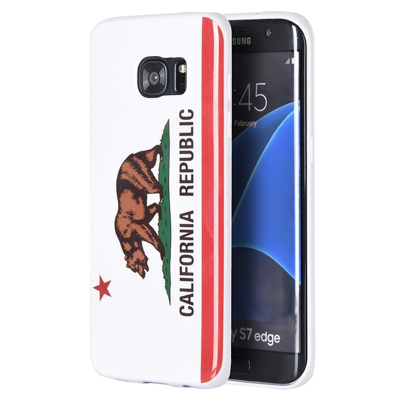 Picture of Dream Wireless TISAMS7EG-CALI Samsung Galaxy S7 Edge TPU IMD Phone Case - California