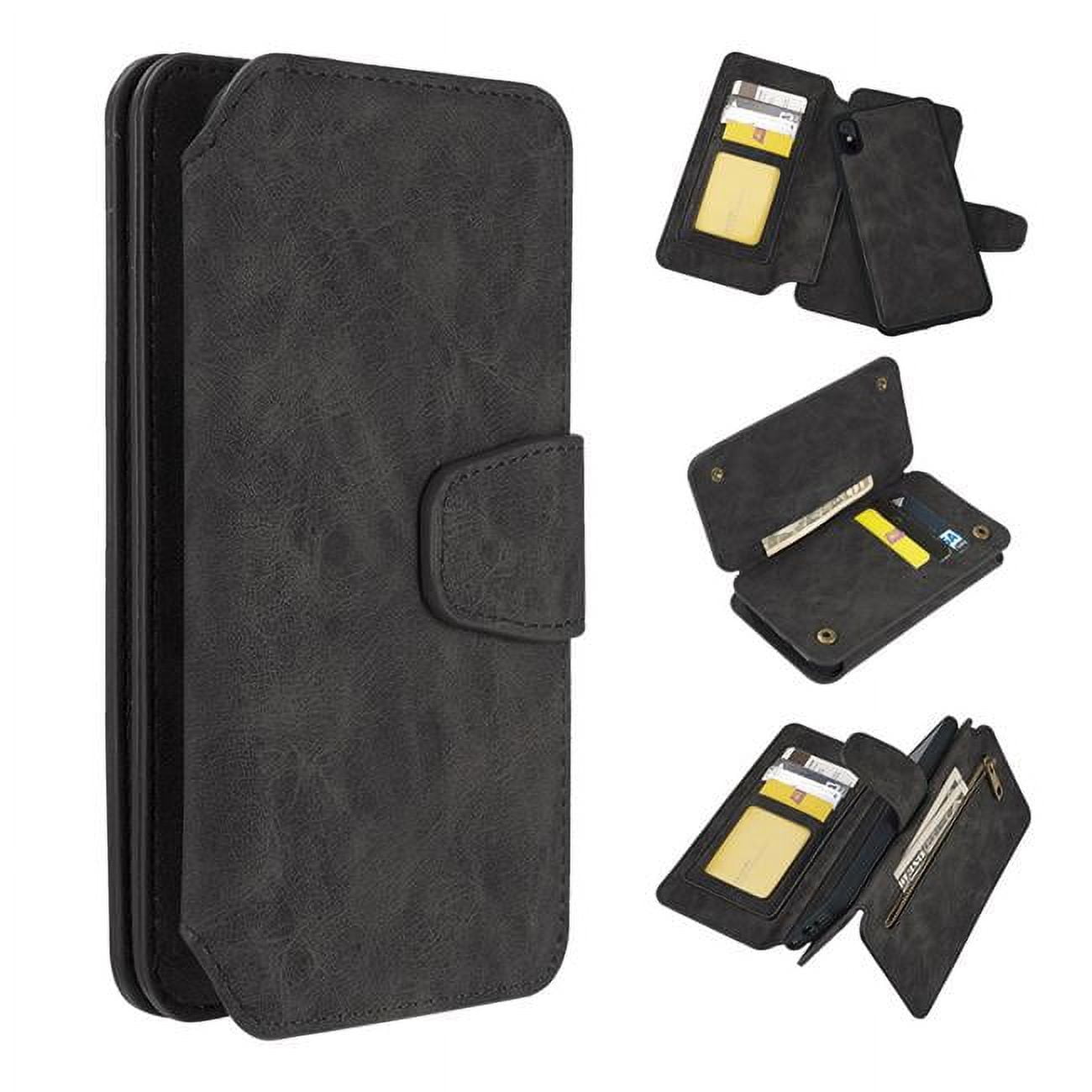 The Luxury Coach 2 Series Flip Wallet Case for iPhone XS Max - Black -  DynamicFunction, DY1540238