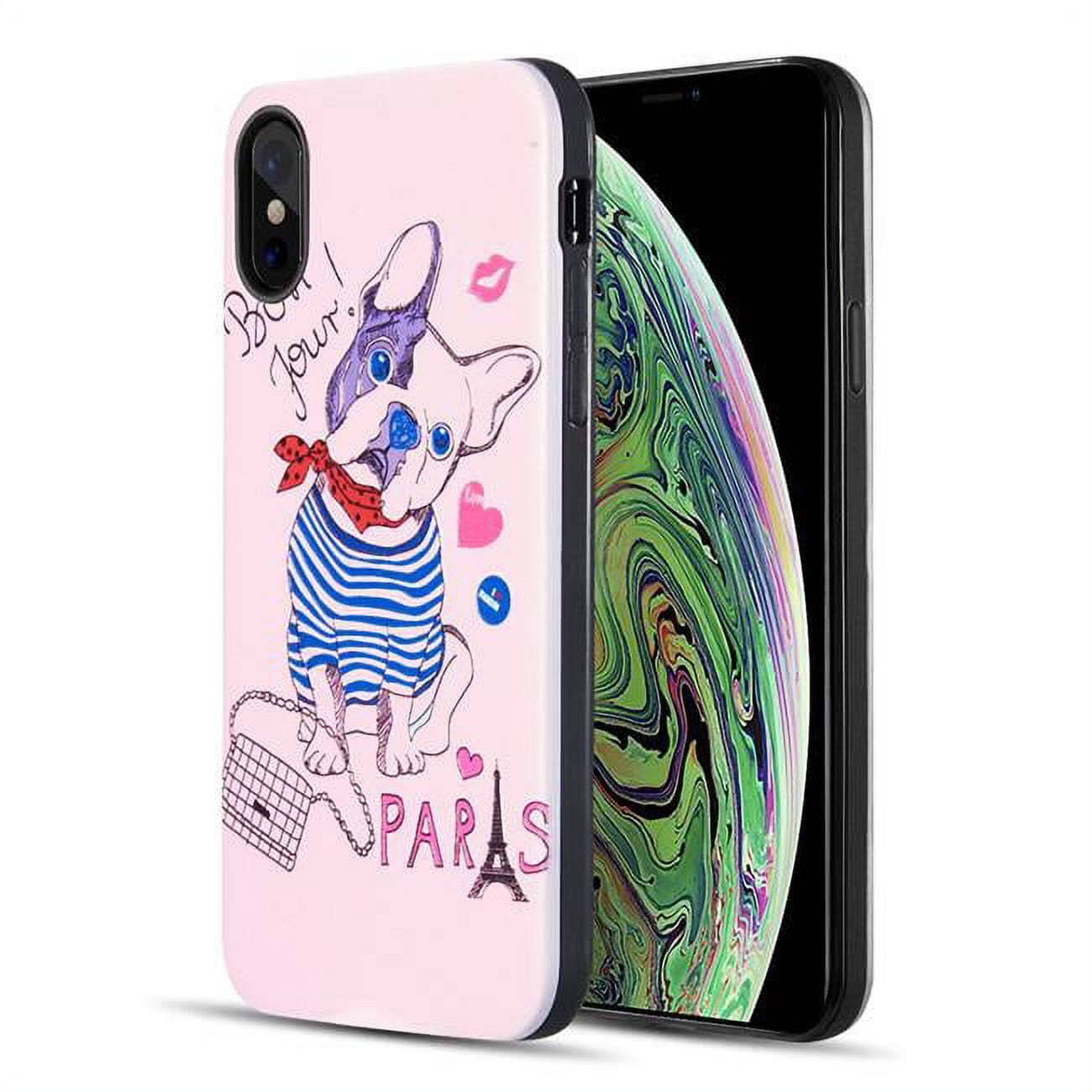 TCAIPXS-ARTP-042 The Art Pop Series 3D Embossed Printing Hybrid Case for iPhone XS & X - Design 042 -  Dream Wireless