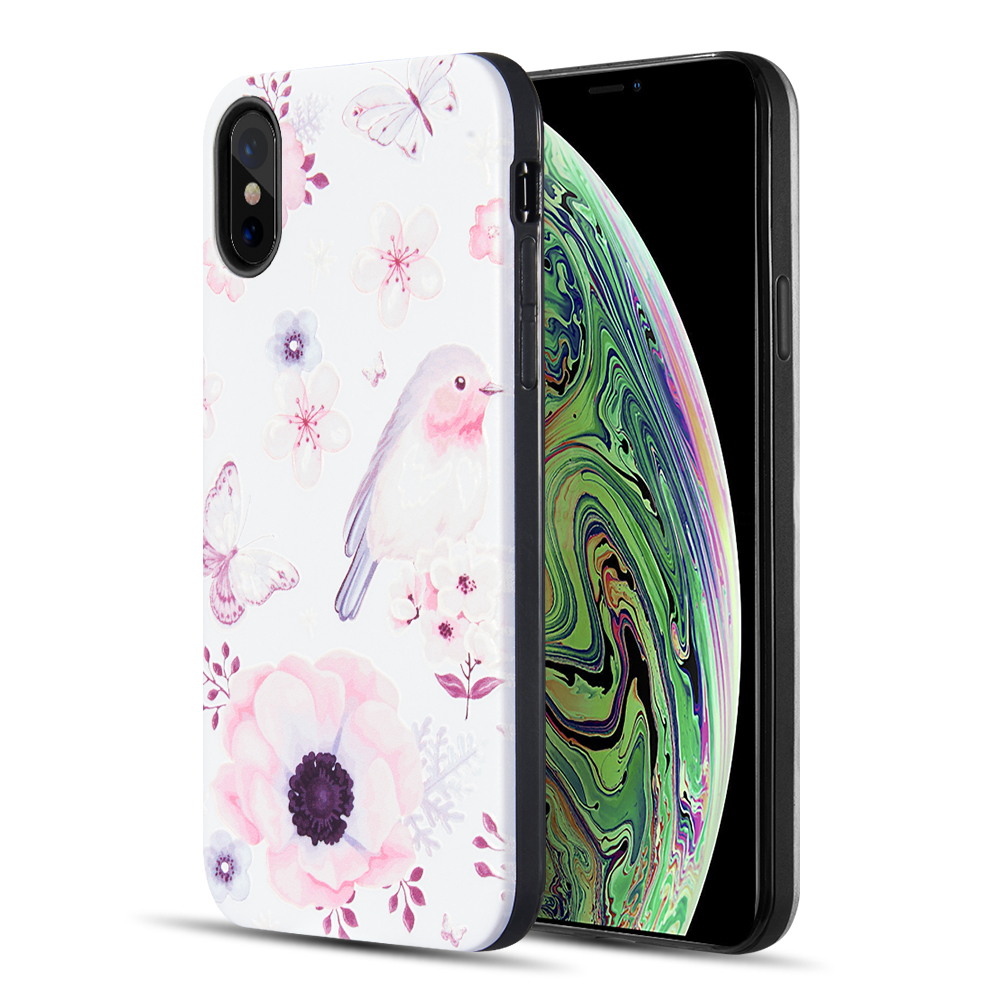 TCAIPXS-ARTP-046 The Art Pop Series 3D Embossed Printing Hybrid Case for iPhone XS & X - Design 046 -  Dream Wireless