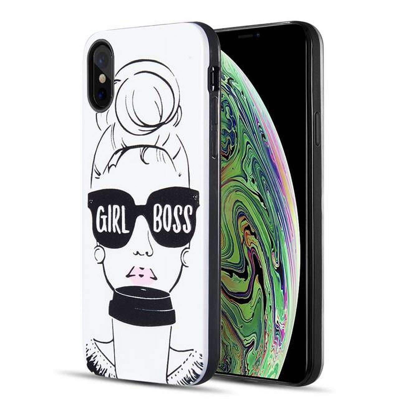 TCAIPXS-ARTP-048 The Art Pop Series 3D Embossed Printing Hybrid Case for iPhone XS & X - Design 048 -  Dream Wireless