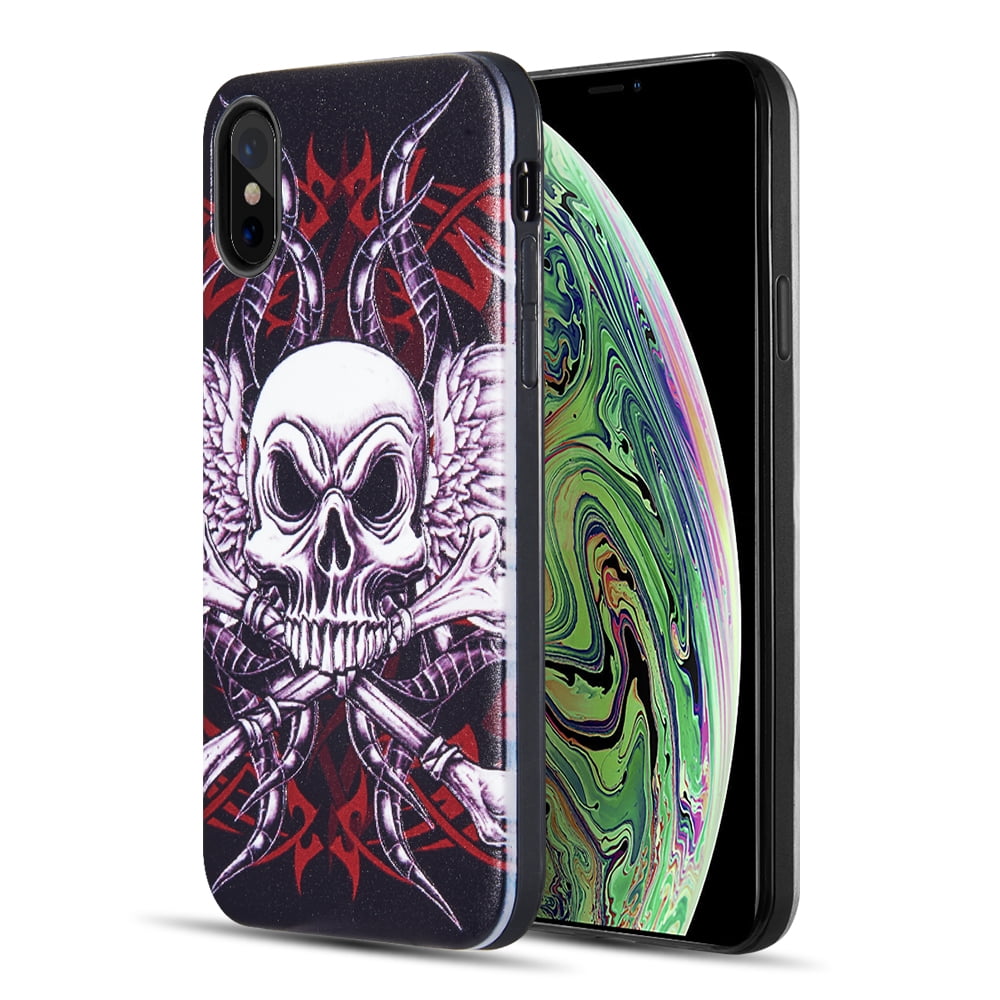 TCAIPXS-ARTP-050 The Art Pop Series 3D Embossed Printing Hybrid Case for iPhone XS & X - Design 050 -  Dream Wireless