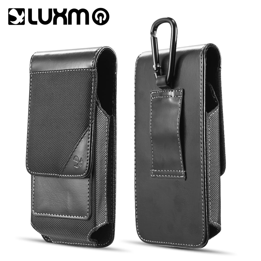 Picture of LG LPIP8LLU31VBK 5.5 in. Luxmo No.31 Vertical Universal Leather Pouch for iphone - Black