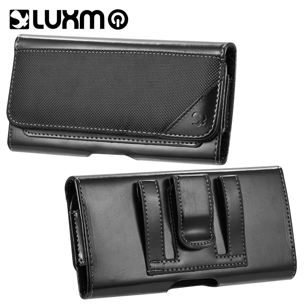 Picture of Dream Wireless LPLGGFLU32HBK Horizontal Universal Leather Pouch for Luxmo No.32 Mega 6.3&#44; LG G Flex & V30 Series&#44; Black