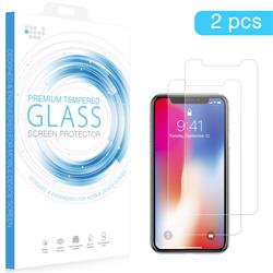 Picture of Dream Wireless TSPIP1254-2 0.26 mm Tempered Glass Screen Protector Arcing for iPhone 12 Mini 5.4 - Pack of 2