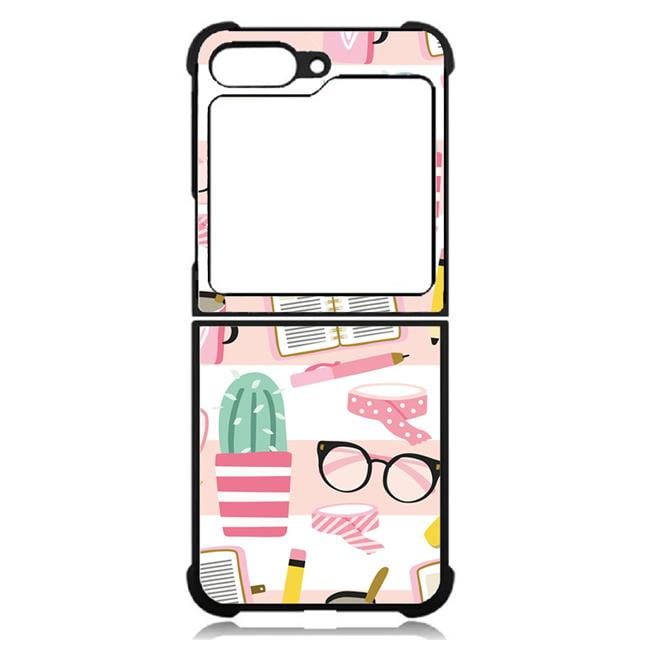 Picture of Dream Wireless TCASAMZFP5-CPD-032 High Resolution Design Print Case for Galaxy Z Flip5 5G&#44; Pink - Back to School