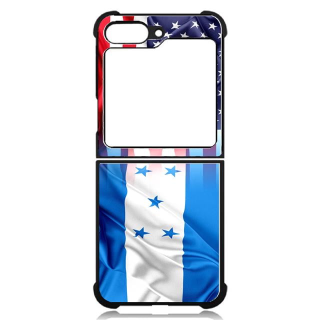 Picture of Dream Wireless TCASAMZFP5-CPD-056 High Resolution Design Print Case for Galaxy Z Flip5 5G&#44; Blue - American Honduras Flag