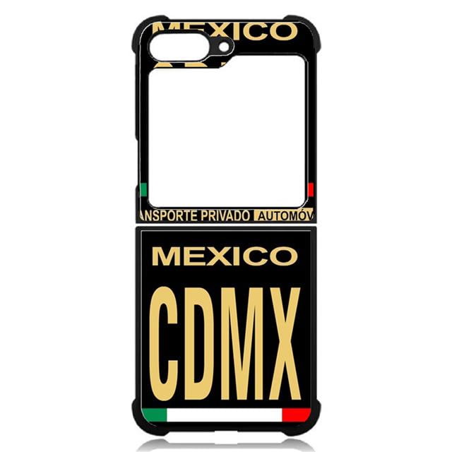 Picture of Dream Wireless TCASAMZFP5-CPD-068 High Resolution Design Print Case for Galaxy Z Flip5 5G&#44; Black - CDMX