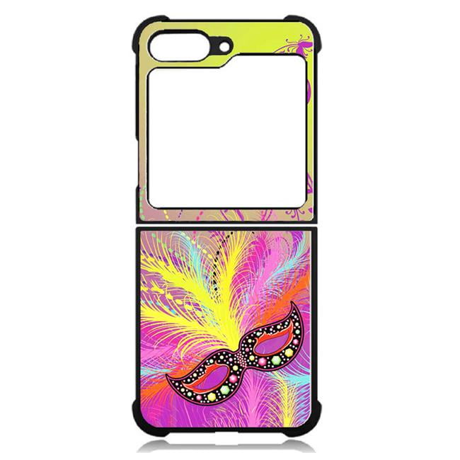 Picture of Dream Wireless TCASAMZFP5-CPD-070 High Resolution Design Print Case for Galaxy Z Flip5 5G&#44; Gold - Mask