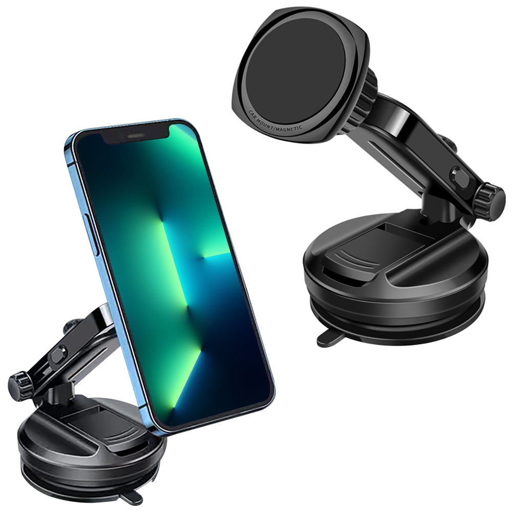 Picture of Dream Wireless HOCU-82-BK No.82 Universal Multi-functional Magnetic Dashboard Windshield & Table Phone Mount Holder with Quick Release Button - Black