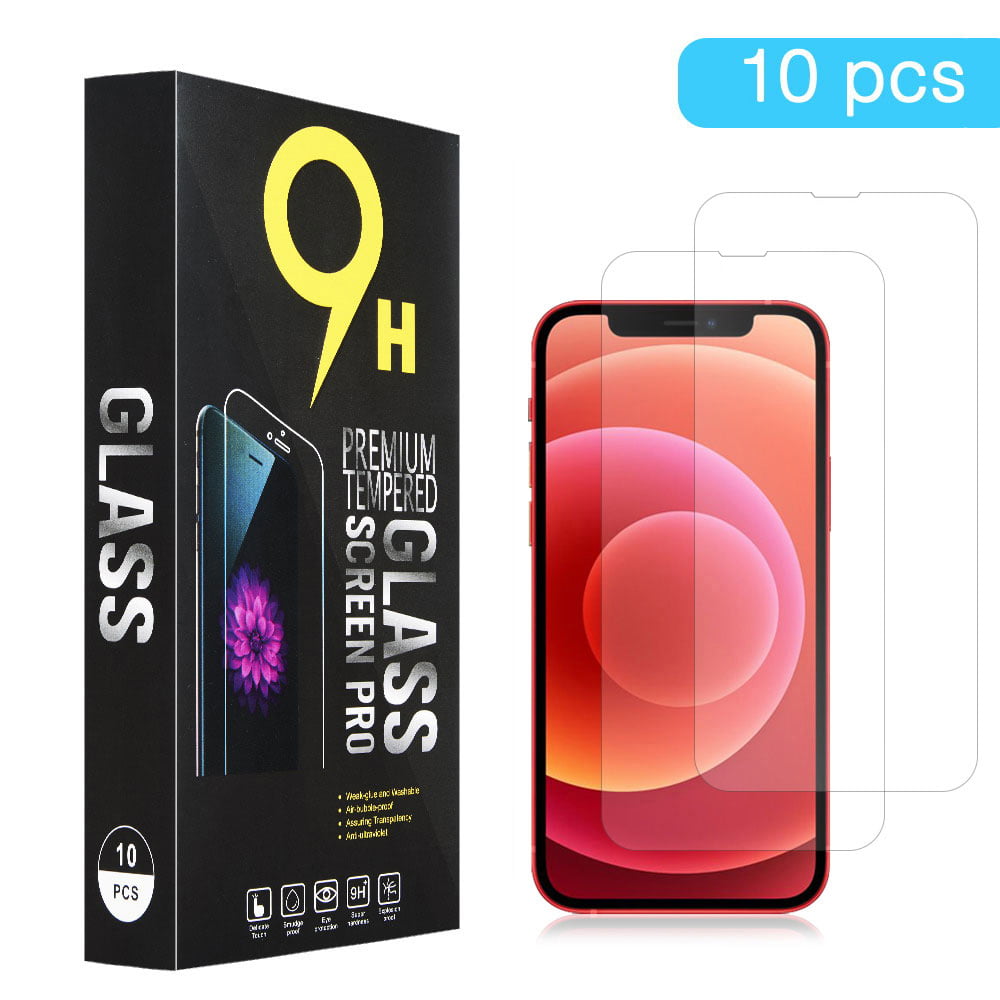 TSPIP14P-10 6.1 in. & 0.26 mm Arcing Tempered Glass Screen Protector for iPhone 14 Pro, Clear - Pack of 10 -  Dream Wireless
