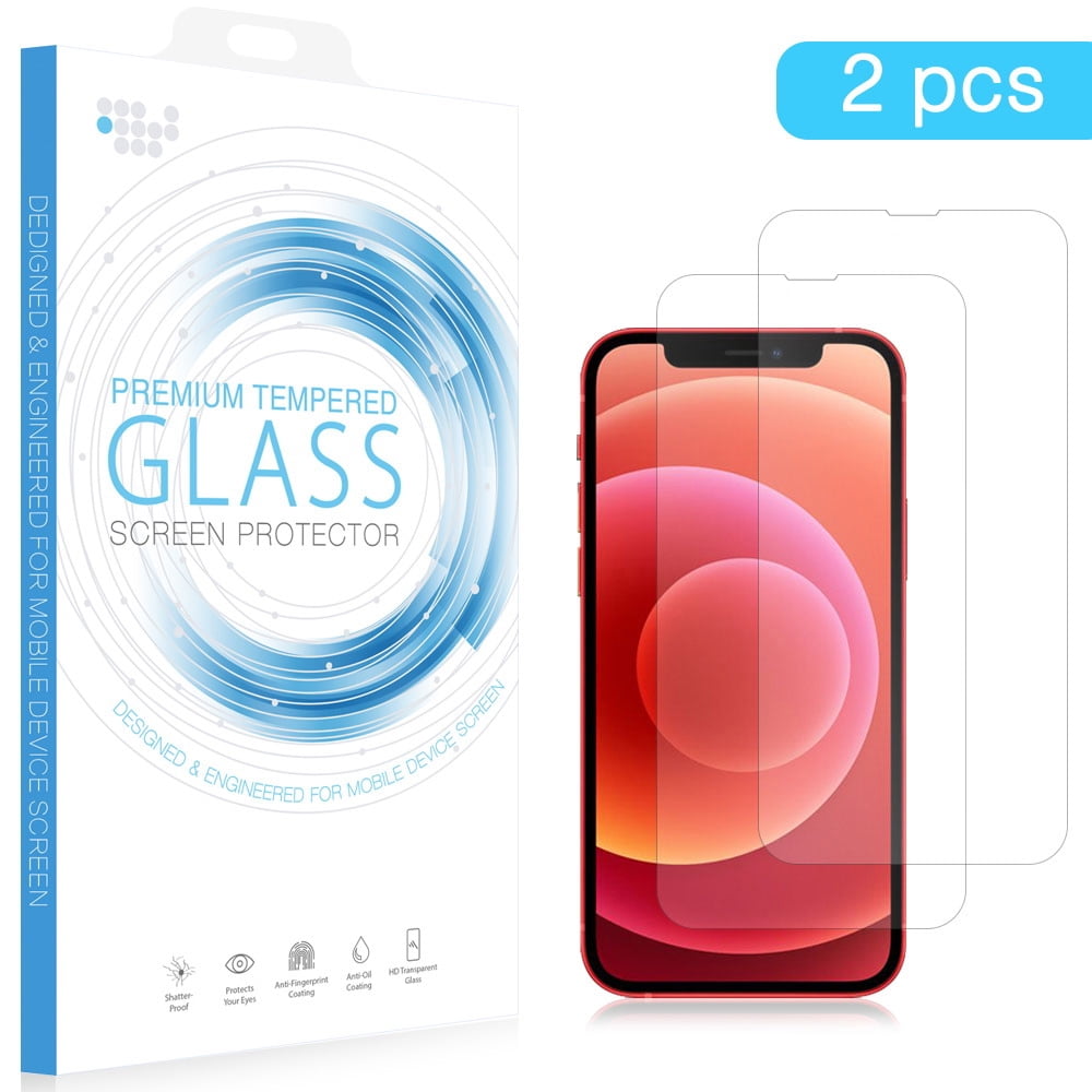 Picture of Dream Wireless TSPIP13-2 Tempered Glass Screen Protector 0.33 mm Arcing for iPhone 13 6.1 & 13 Pro 6.1 - Pack of 2