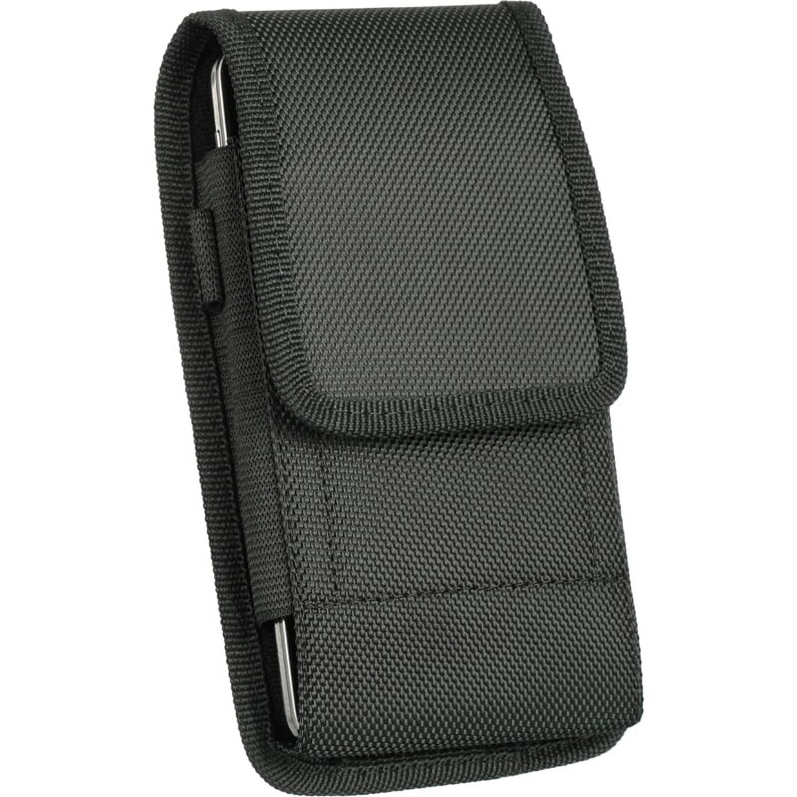 Picture of Dream Wireless LPOTX-EUV-BK 7 in. Luxmo No.41 Vertical Horizontal Nylon Pouch&#44; Black - Extra Large