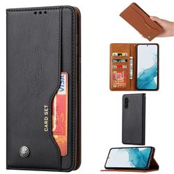 Picture of Dream Wireless LPFSAMA145G-0054-BK Essentials Series Leather Wallet Phone Case with Credit Card Slots for Samsung Galaxy A14 4G & 5G 2023 - Black