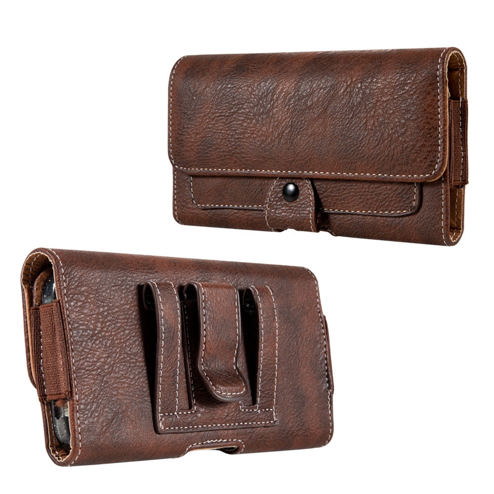 Picture of Dream Wireless LPLGGFLU27HBR 6.3 in. Luxmo No.27 Large Horizontal Universal Pouch&#44; Brown