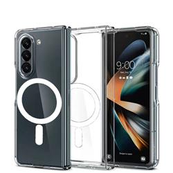 Picture of Dream Wireless FTCSAMZFD5-MAG-CL Magclear Crystal Series Ultra Clear Impact Protection Case with Magsafe Compatibility for Samsung Galaxy Z Fold5 5G - Clear