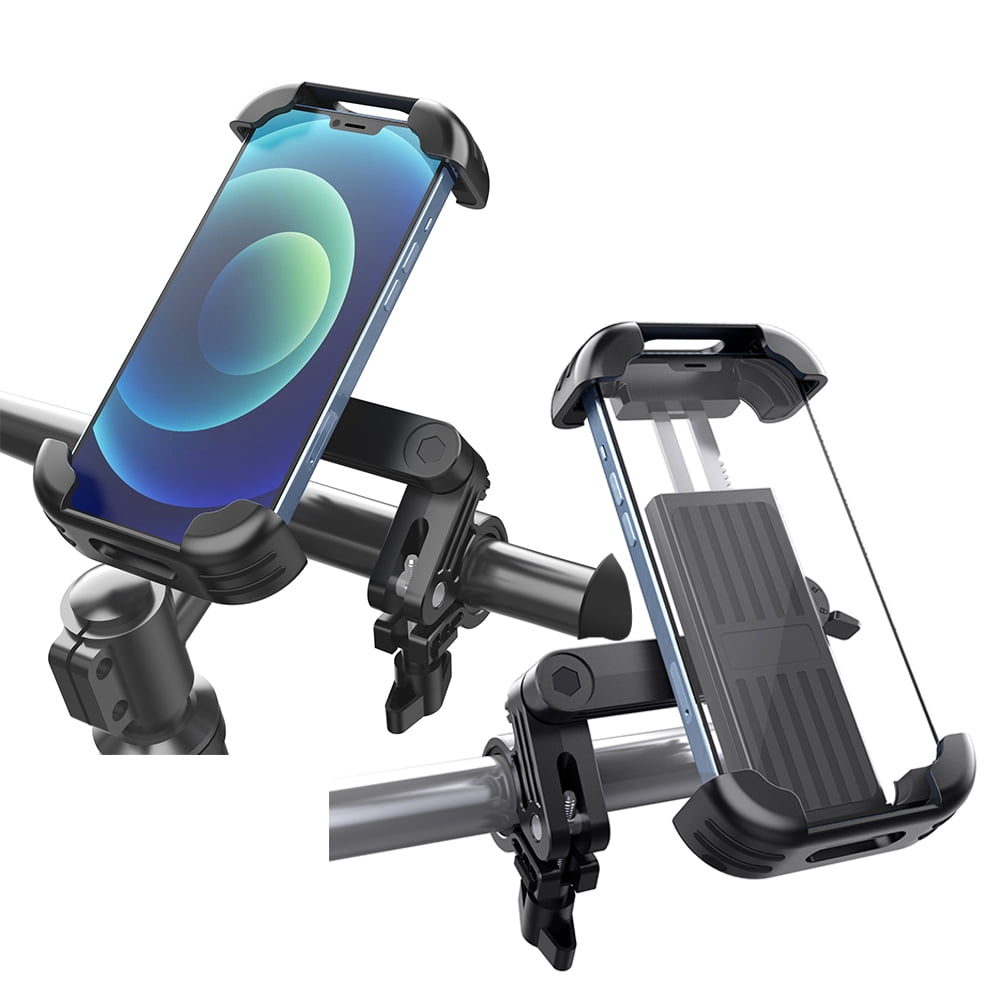 Picture of Dream Wireless HOCU-98 No. 98 Universal Premium Quality Bicycle Motorcycle Bike Phone Mount Holder with Ultra Sturdy Grip for Curved Devices Including iPhone Devices - Black