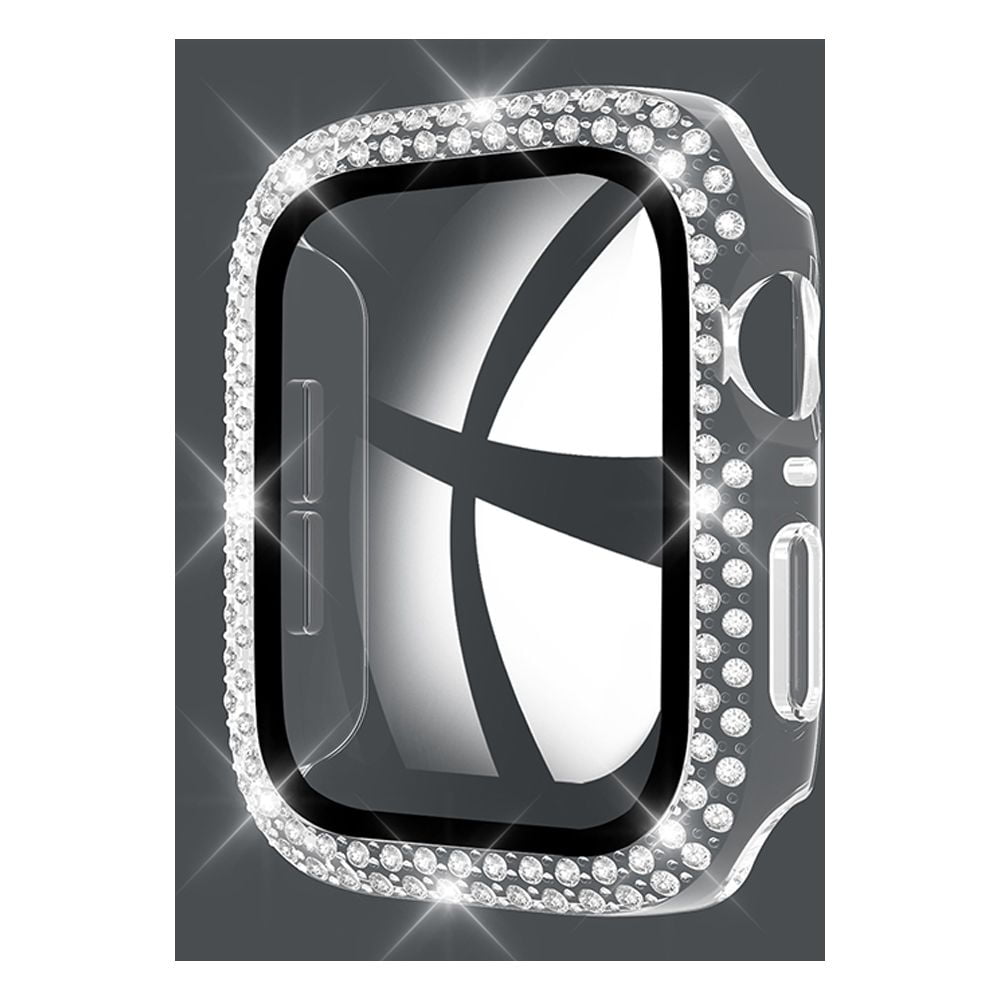 Picture of Dream Wireless FTCIWATCH38-0061-CL 38 mm Brilliant Collection Full Double Edge Diamond & Full Protection for iWatch - Clear