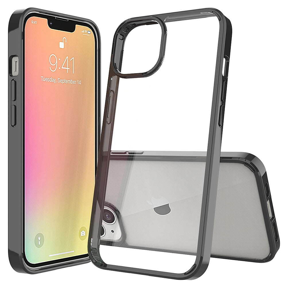 Picture of Dream Wireless FTCIP15L-ACL-BKCL 6.7 in. Fusion Candy TPU with Clear Acrylic Back for iPhone 15 Plus & iPhone 14 Plus - Black