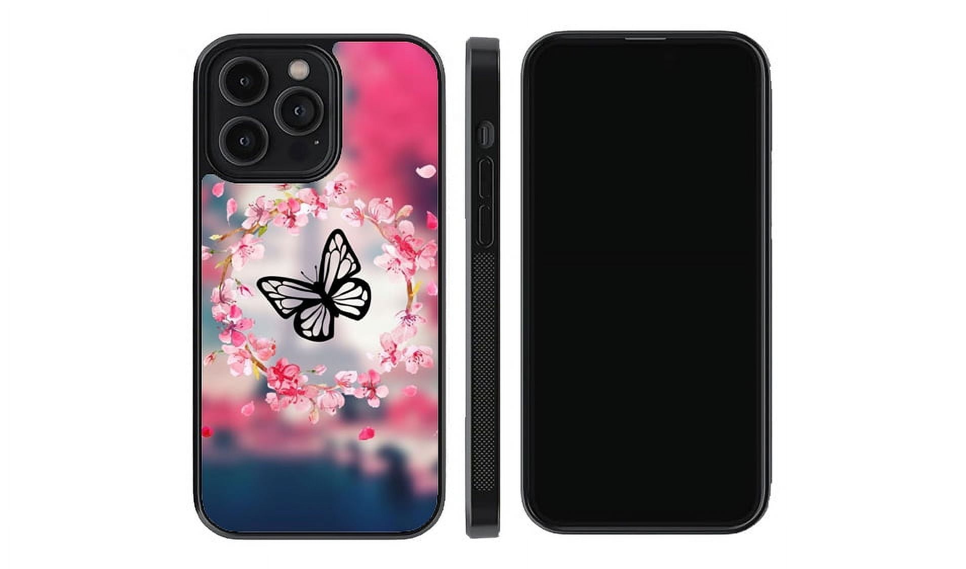 Picture of Dream Wireless TCASAMA145G-CPD-043 High Resolution Design Print Case for Galaxy A14 5G 2023 - Butterfly Wreath